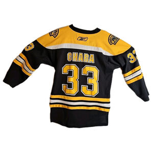 Zdeno Chara Boston Bruins Jersey #33 Reebok Youth Size S/M Official Licensed